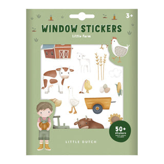 Little dutch raamstickers boerderij | 6 stuks