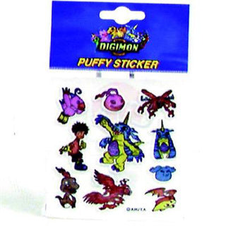 Stickers digimon 3d | 100 stuks