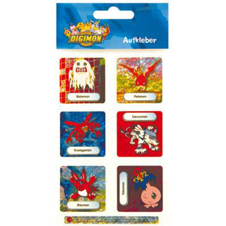 Stickers digimon assorti | 100 stuks