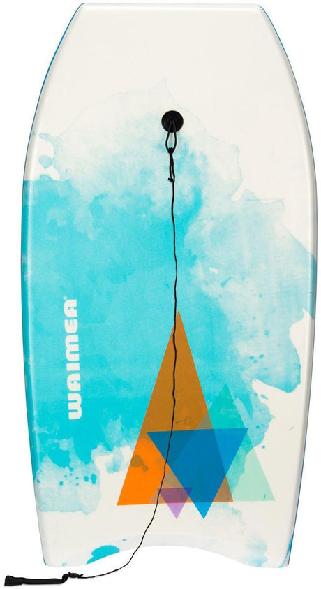 Waimea bodyboard - slick board - 93 cm - wit turquoise paars