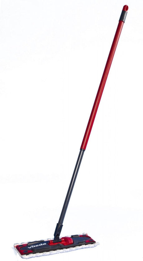 Vileda ultramax platte mop met telescopische pool schone vloeren - droge handen