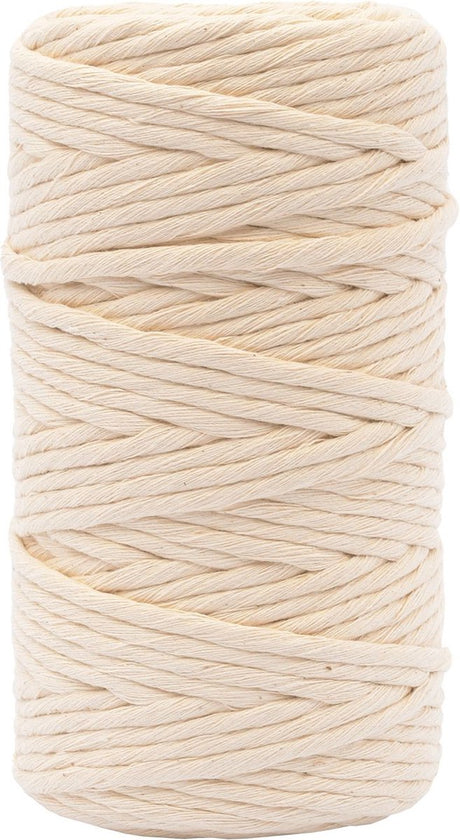 Vaessen creative macrame touw - naturel - 4mmx100m