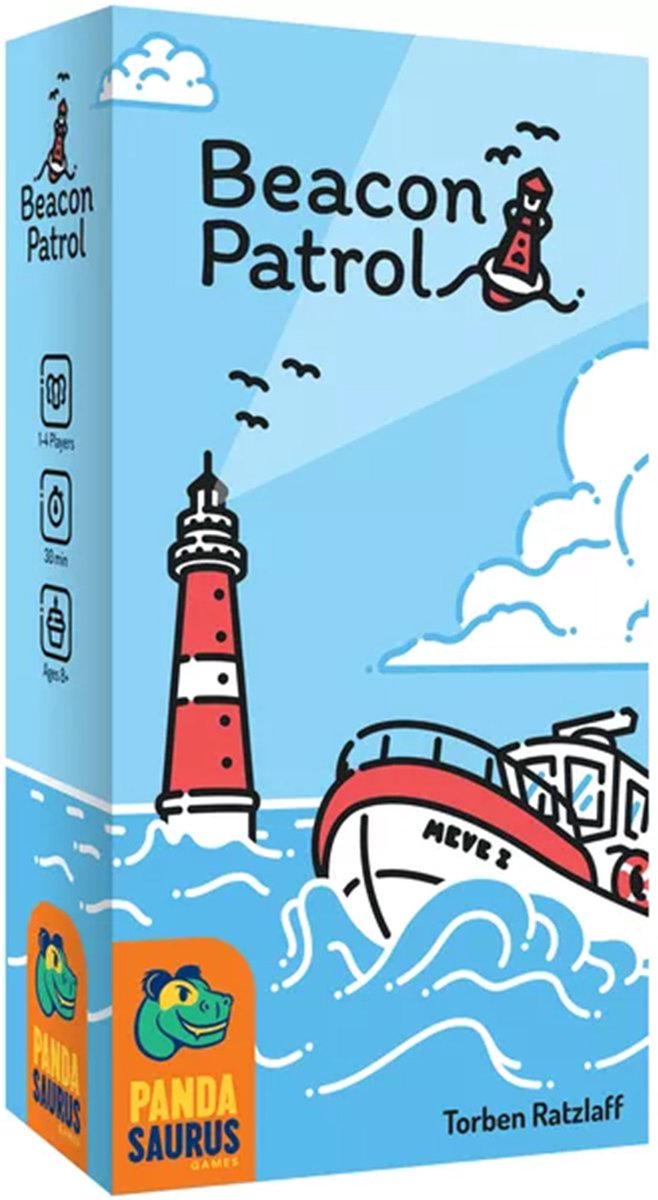 Pandasaurus games beacon patrol - bordspel - coöperatief en solo te spelen - engelstalig