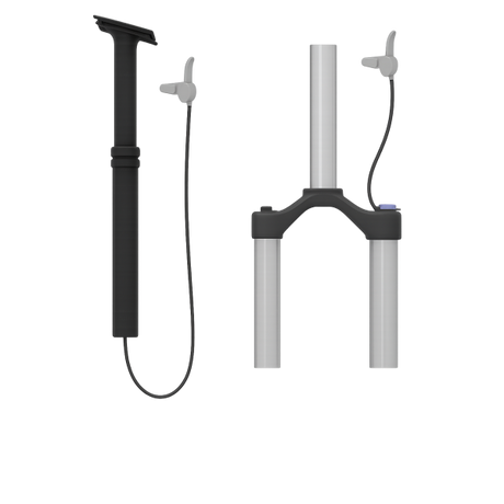 Elvedes kabelset voor dropper zadelpen remote lock-out (exclusief remote)