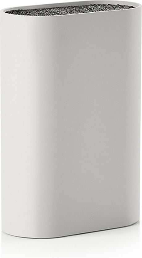 Zone denmark singles messenblok - mes houder - universeel - 17 x 9 x 24 cm - warm grey - kunststof - koken - keuken - keukenmesassecoires - ovaal