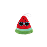 Fluffy menu fruit pluche + zonnebril 6cm