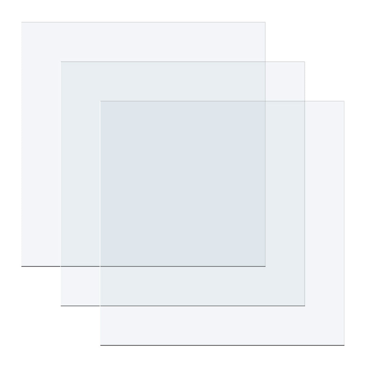 We r makers • 3d mold press clear plastic sheets 6st.