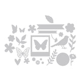 We r makers • poster board glitter white
