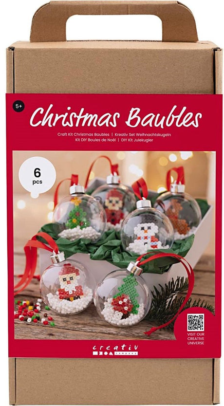 Creativ company hobbyset kerstballen maken met kralen