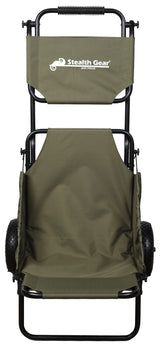 Stealth gear transport trolley m2 bosgroen met zonnedak