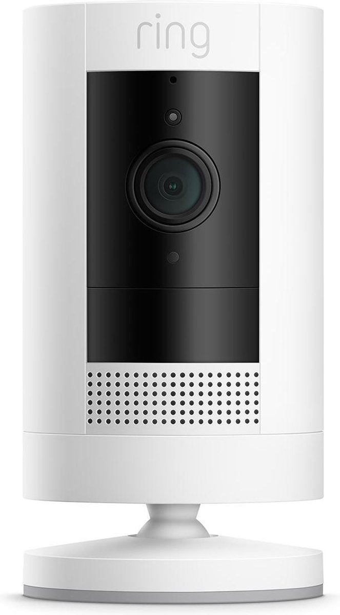 Ring stick up cam batterij - beveiligingscamera - draadloos - wit