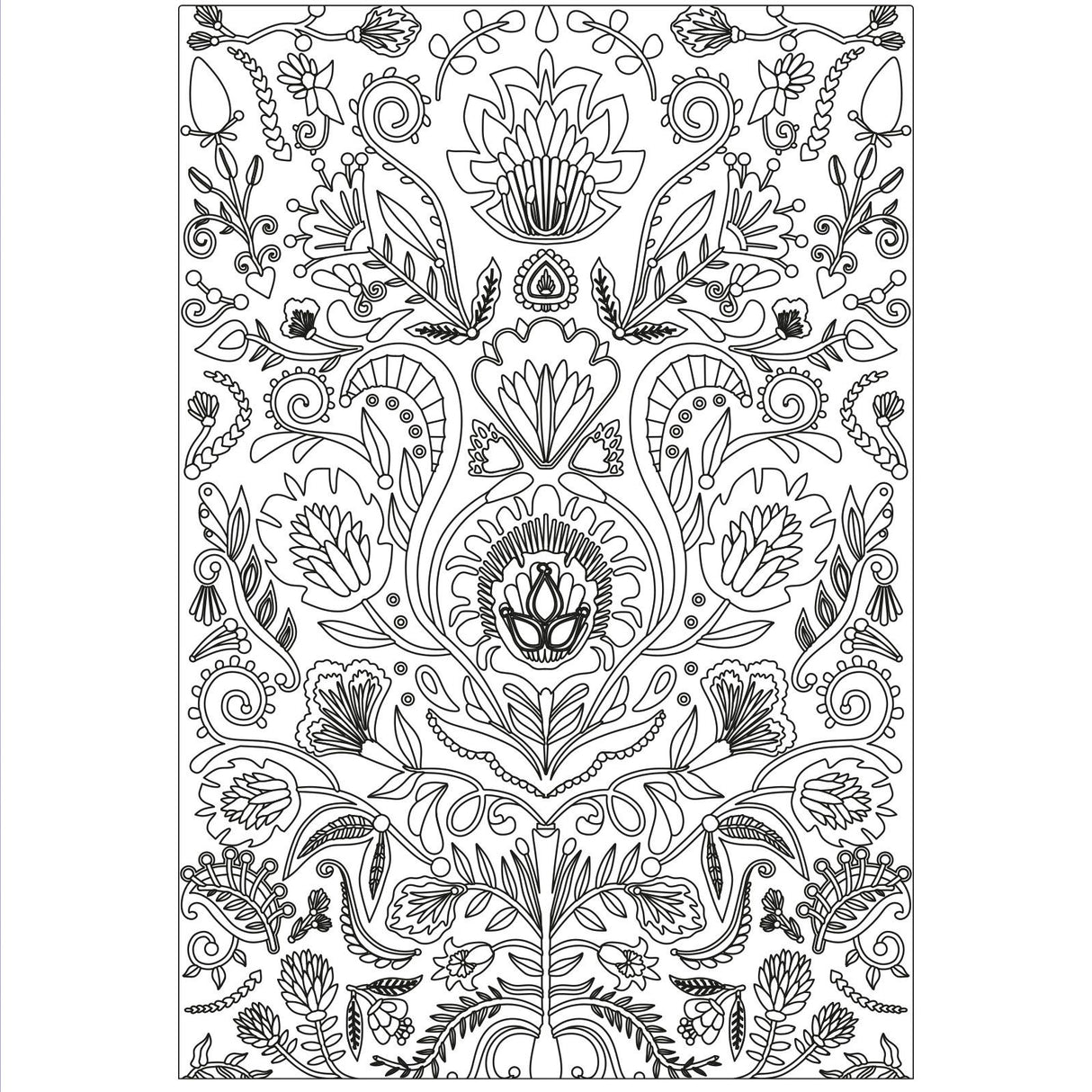 Sizzix • 3d textured impressions embossing folder folk doodle