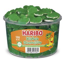 Haribo kikkers - snoep met schuim - 150 stuks silo