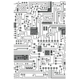 Sizzix • tim holtz multi-level texture fades embossing folder circuit
