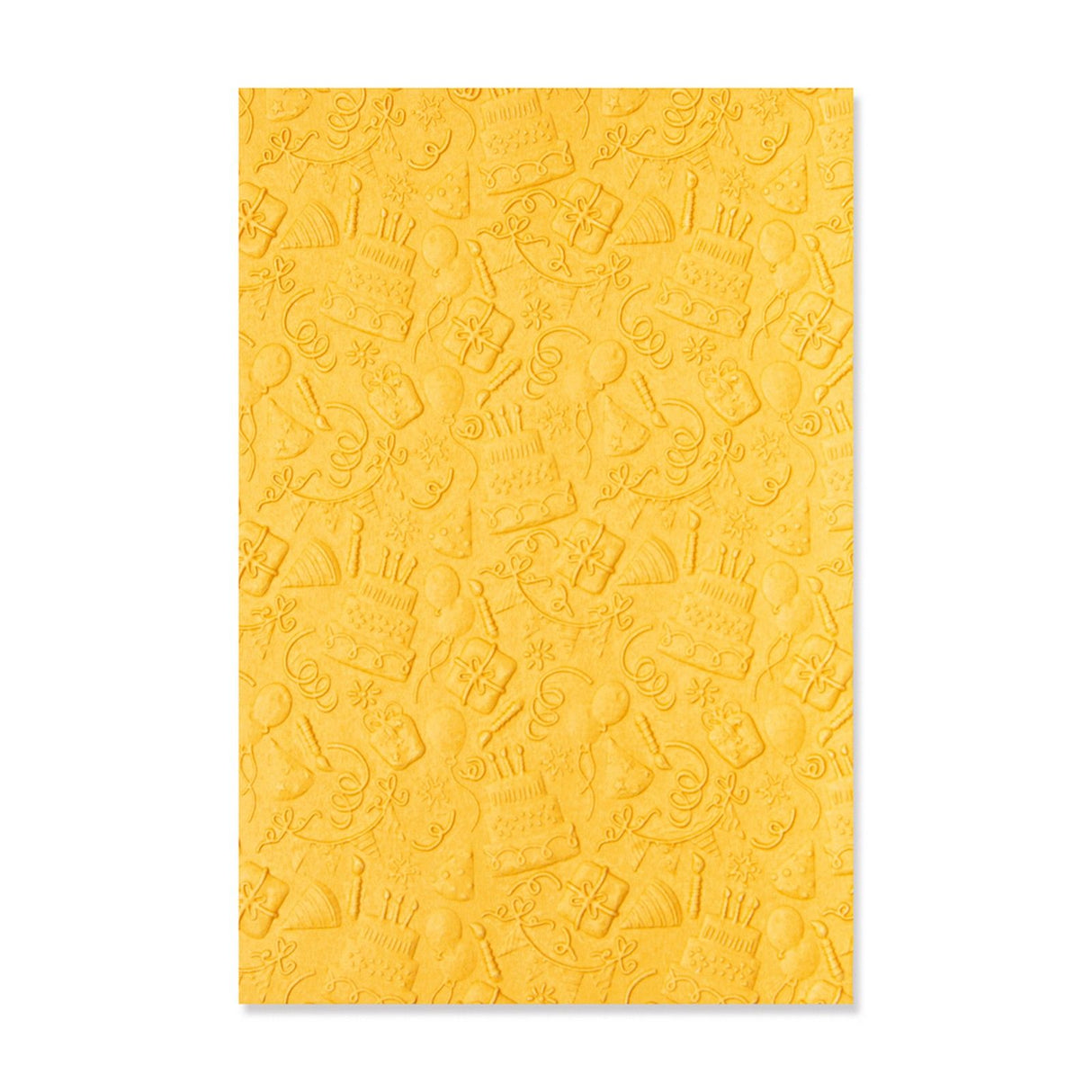 Sizzix • 3-d textured impressions embossing folder celebrate