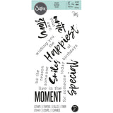 Sizzix • clear stamps sunnyside sentiments #2