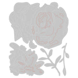 Sizzix • tim holtz thinlits die set brushstroke flowers #4 4pcs