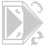 Sizzix • thinlits die set lace envelope liners 9pieces