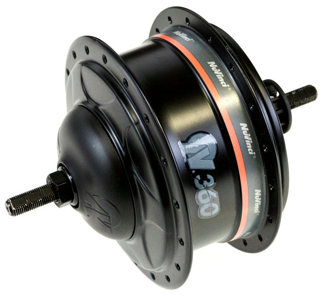 Shimano N360 achternaaf rollerbrake v-brake 36 gaats zwart kaal