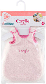 Corolle pluche slaapzak poppen roze 30cm - accessoire voor poppen.