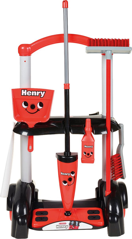 Casdon henry schoonmaaktrolley - speelgoedschoonmaakset
