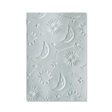 Sizzix • multi-level textured impressions embossing folder moon light