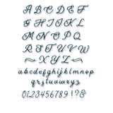 Sizzix • thinlits die scripted alphabet