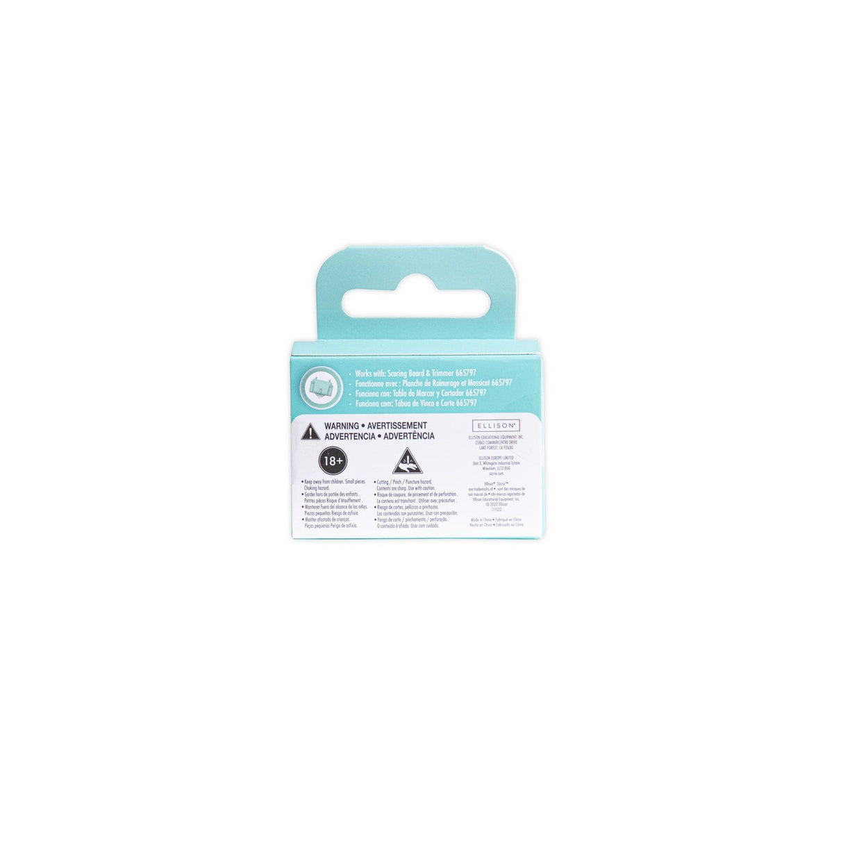 Sizzix • replaceable scoring board and trimmer blades