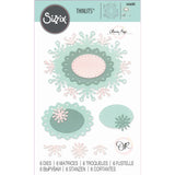 Sizzix • thinlits die set snowflake labels 6pcs
