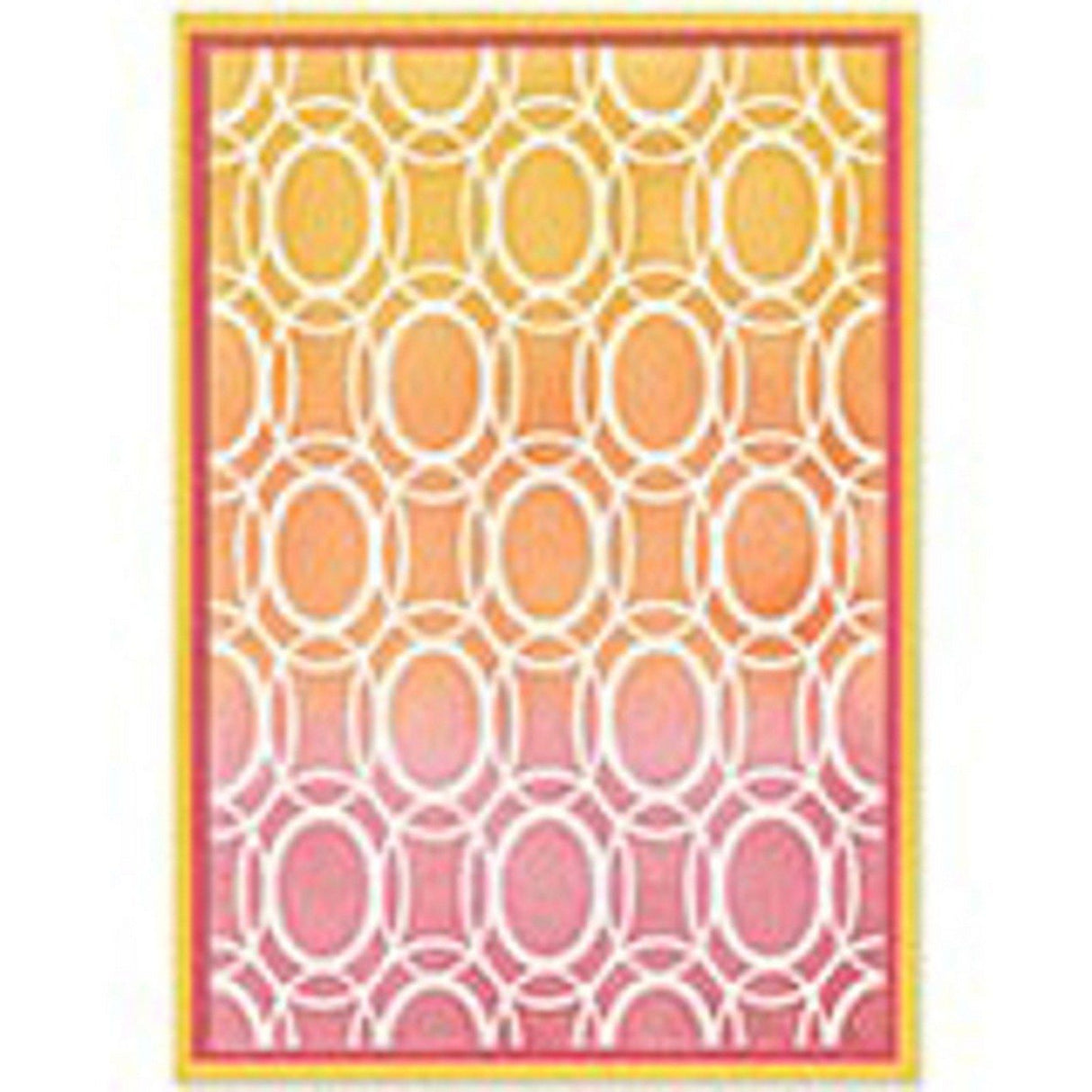Sizzix • stencil a6 cosmopolitan golden rings nr.2