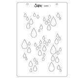 Sizzix • clear stamp a5 set drip, drip, drop by stacey park