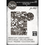 Sizzix • multi level textured impressions embossing folder vault airmail by tim holtz
