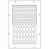 Sizzix • studio: a5 clear stamps 3pcs a5 stencils my favorite things by mark montano