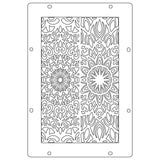 Sizzix • studio: a5 clear stamps 3pcs a5 stencils build it by mark montano