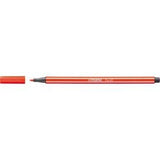 Stabilo viltstift 68-40 1 mm lichtrood