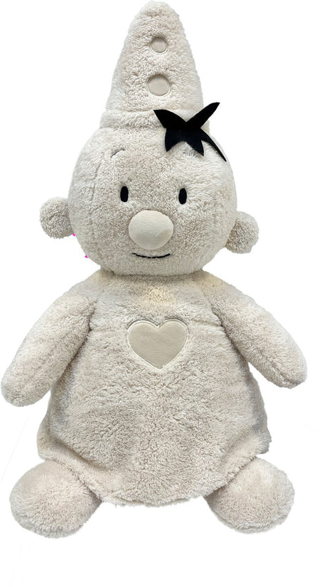Bumba knuffel - fluffy pluche - 35cm beige