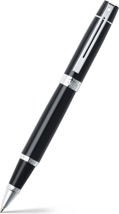 Sheaffer rollerball - 300 - glanzend zwart en chroom - penpunt m - schrijfkleur zwart - sf-e1931251