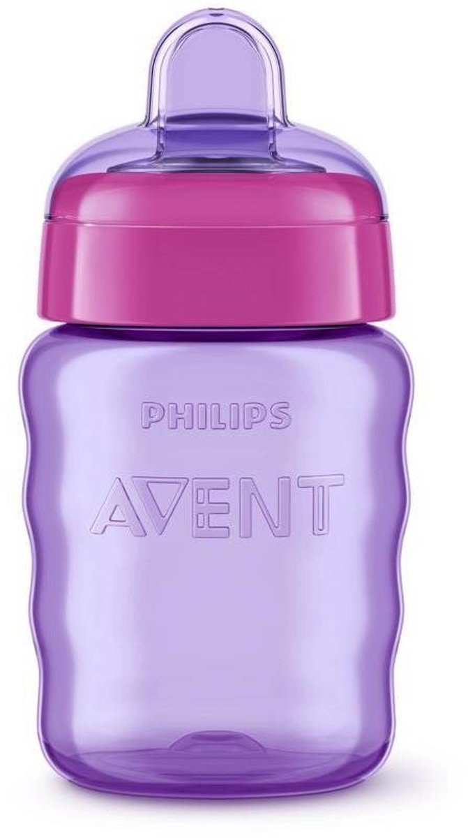 Philips avent magic cup 260 ml - paars - antilekbeker vanaf 12 maanden - bpa-vrij - vaatwasserbestendig