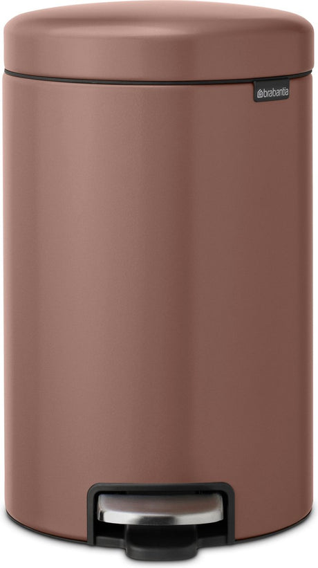 Brabantia newicon prullenbak - 12 liter - satin taupe