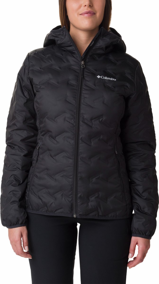 Columbia delta ridge™ ii down hooded jacket women's outdoorjas - black - maat l