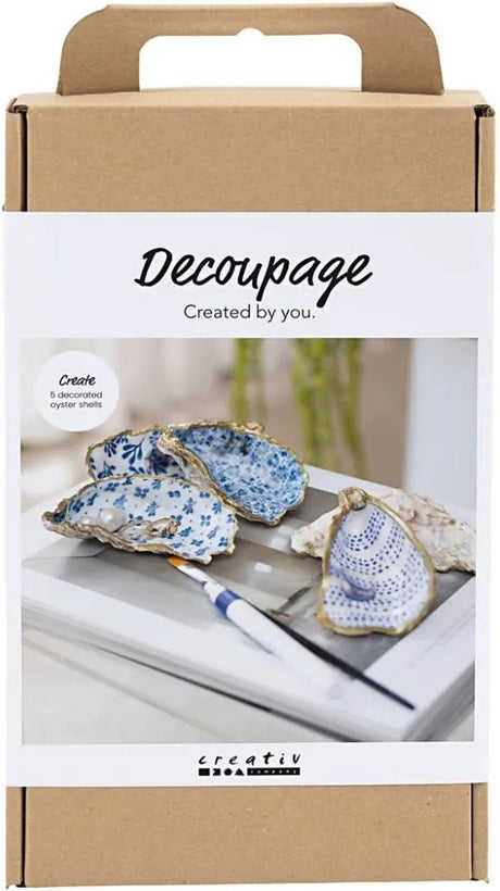 Creativ company https: www.cchobby.nl hobbyset-decoupage-oesterschelpen-blauw-1-doos