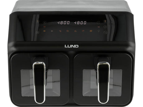 Lund friteuse zonder vet 2200w 4l+4l zwart