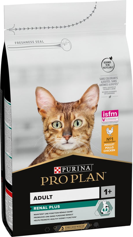Pro plan adult renal plus -katten droogvoer - kip - 1,5 kg