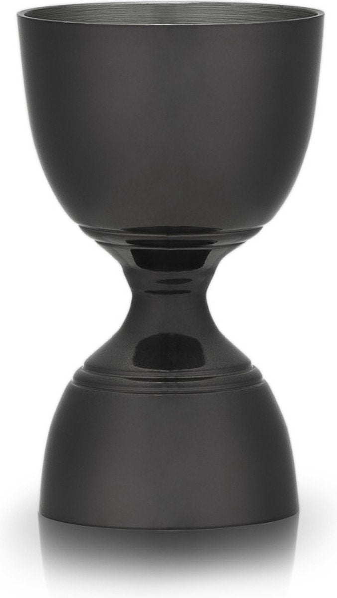 Viski canterbury jigger - roestvrijstaal - 30 60ml - gunmetal