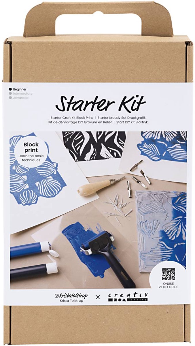 Creativ company cc starter hobbyset linoprinting