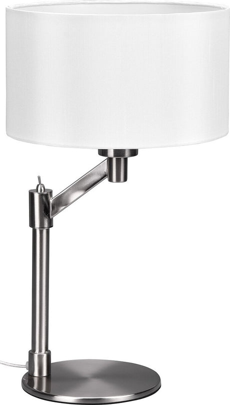Trio cassio - tafellamp - nikkel mat - excl. 1x e27 4,9w