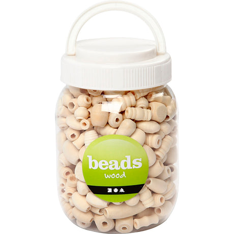 Creativ company http: www.cchobby.nl houten-kralen-afm-5-28-mm-gatgrootte-2-5-3-mm-175-gr-400-ml-1-emmer