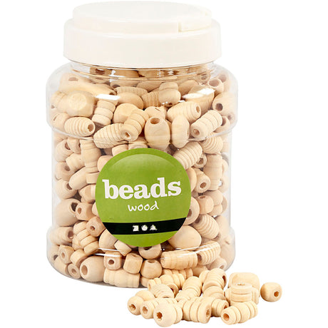 Creativ company http: www.cchobby.nl houten-kralen-afm-5-28-mm-gatgrootte-2-5-3-mm-175-gr-400-ml-1-emmer
