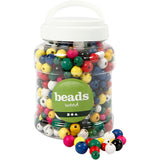 Creativ company https: www.cchobby.nl houten-kralen-d-8-10-12-mm-gatgrootte-2-2-5-mm-ca-540-stuk-diverse-kleuren-175-gr-400-ml-1-emmer