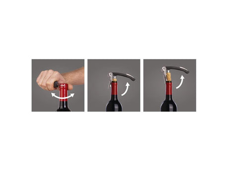 Vacu vin dubbele kurkentrekker